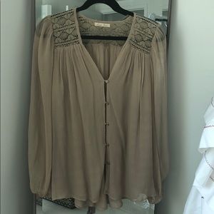 Love Sam Silk Blouse